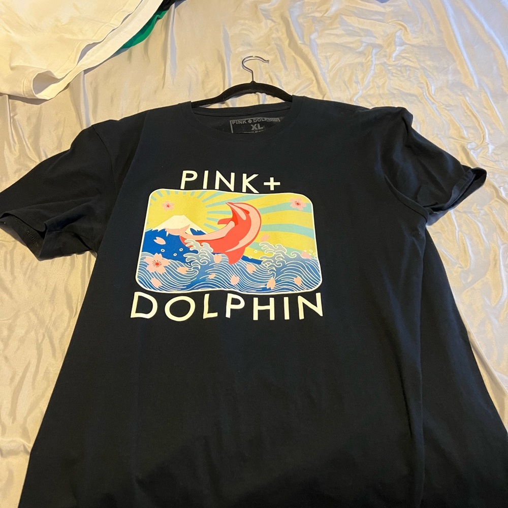 Pink dolphin tee